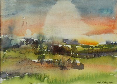 After Rain, 1981 by Brenda Brin Booker
